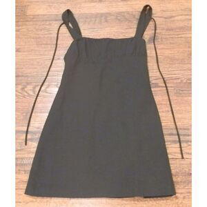 Zara Black Mini Lined Dress Women's Size Small NWT